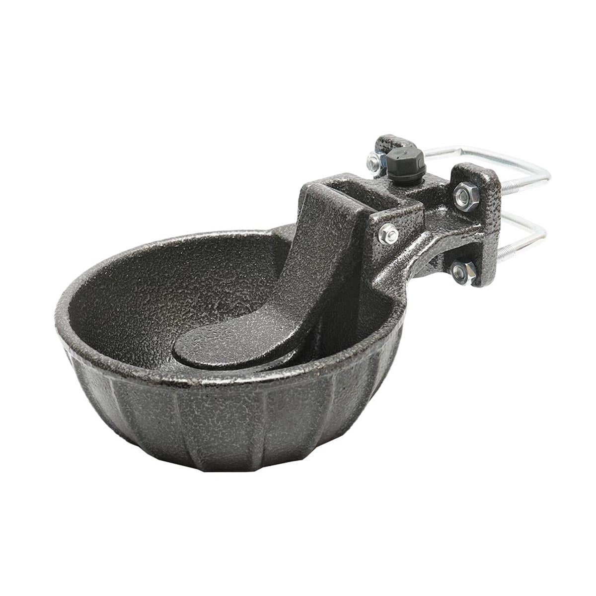 Cast iron drinking trough with flap, enameled, with accessories, 2L, 5.5 Kg Breckner Germany